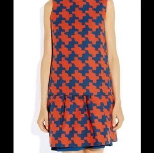 Diane von Furstenberg houndstooth twill dress #dvf